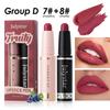 Fruit Flavor Moisturizing Beauty Gloss Lipstick Lasting waterproof Matte Mist Top Two lipstick