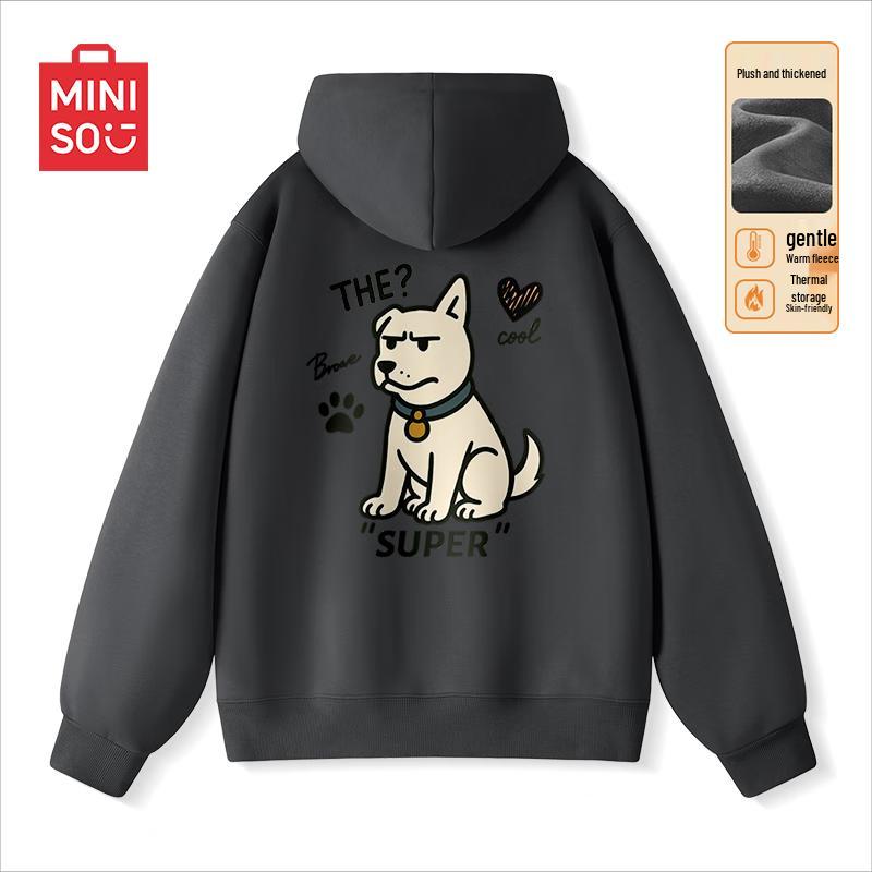 

MINISO Men s Oversize Fleece Hoodie M