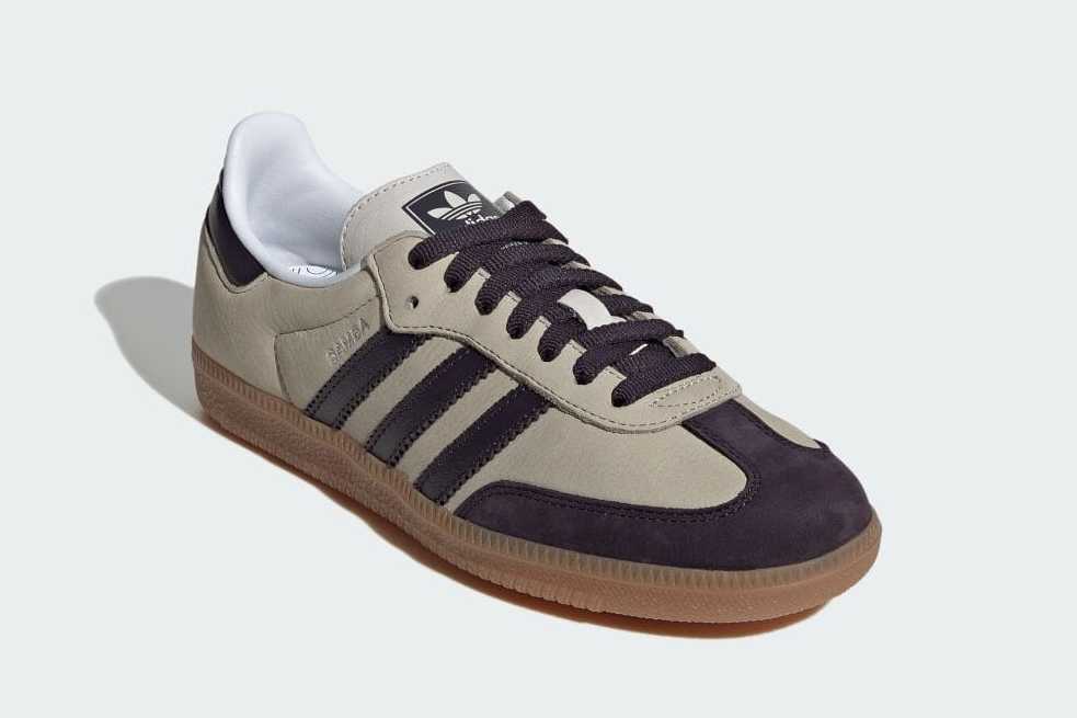 IE5835 adidas Originals Samba OG Putty Grey Aurora Black Silver (Women s) 10.5W