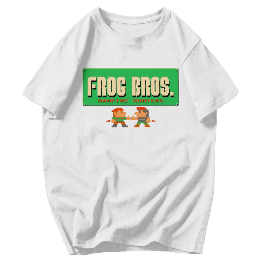 Men T Shirt Frog Bros Vampire Hunters Horror The Lost Boys Pops Y2K Graphic Anime Unisex Clothes T Shirts