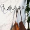 Minimalistische Haken Garderobe für den Eingang Wandmontage Wand hinter der Tür Flur Kleider Huthaken Galvanisierte Metallhaken