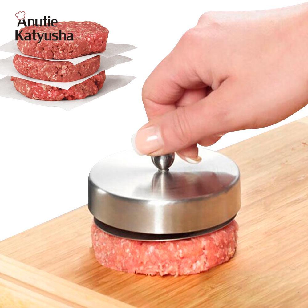 Hamburger Patties Mold Stainless Steel Hamburger Press Burger Makers Hand Operated Burger Press