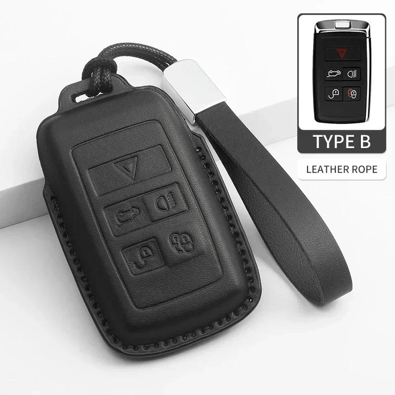 Car Key Cover For Jaguar Xe Xf Xj F Pace    Pu Car Key Protector Cover Accessories