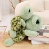22-28CM Kawaii Cartoon Simulation Anime Big Eyed Turtle Stuffed Animal Plush Toy Children's Cute Turtle Handmade Doll Gift