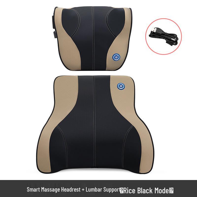Suporte para Pescoço e Lombar para Carro: Apoio de Cabeça, Almofada Cervical e Almofada de Massagem Elétrica