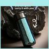 Mini Pure Colorful Ice Flower Titanium Insulated Water Bottle With Vacuum Double Layer For Travel And Gift