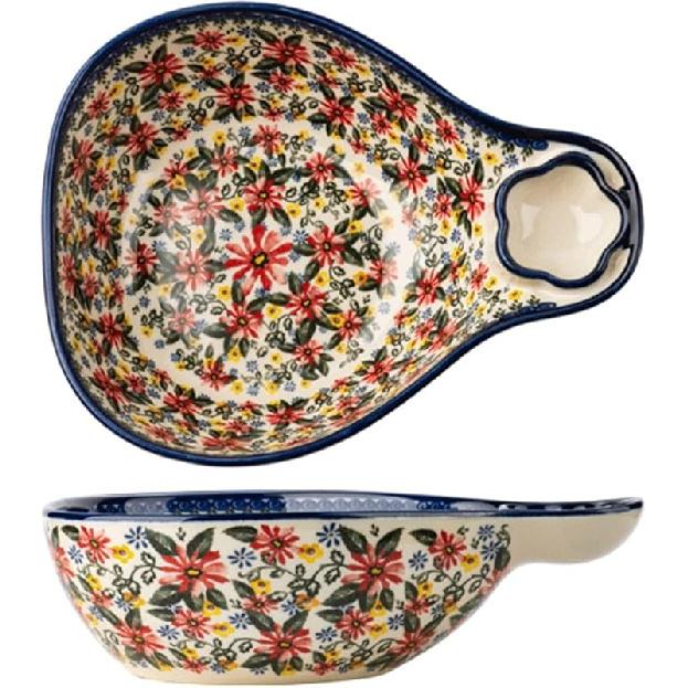 Dinner Plates Large Capacity Dumpling Dinner Plates 8 Inch Ceramic Handmade Dinner Plate Home Creative Vintage Porcelain Salad Bowl