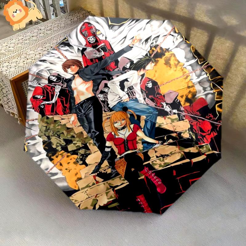 Dynamic Anime Ensemble Folding umbrella Umbrella Suitable for all seasons travel Three folds light