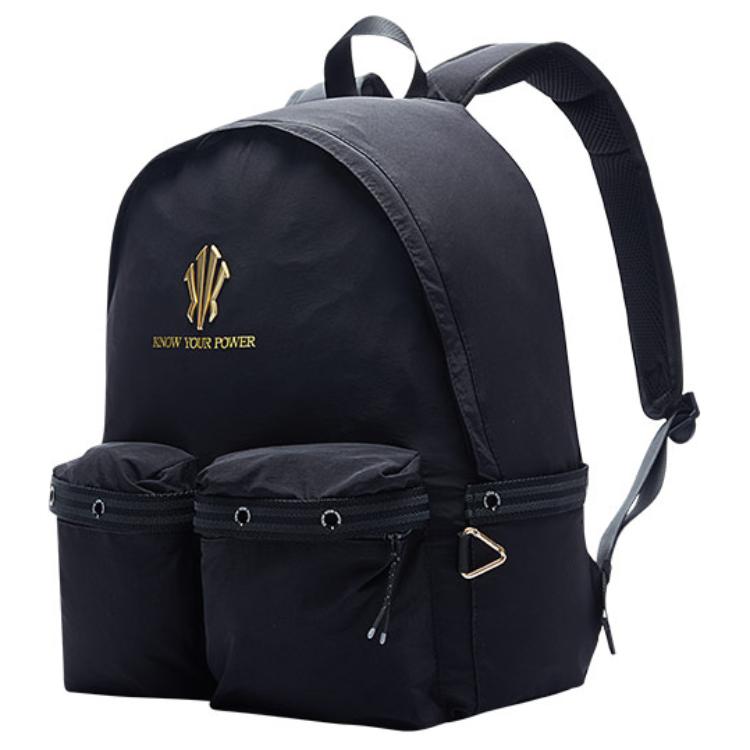 New Anta Irving Collection Basketball Collection Polyamide Backpack Unisex Black 192511151