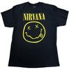 Nirvana Smiley Face T-Shirt - Men’s - Cotton - Gift - Band