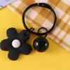 Elegant Wild Women Korean Candy Color Flower Keychain Fashion Jewelry Key Ring Bag Pendant