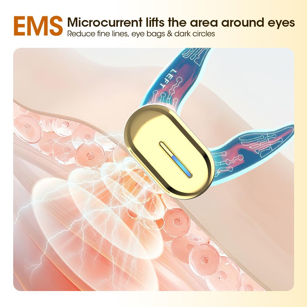 Electric EMS Face Eye Massager Muscle Stimulator for Facial Beauty Lifting Eye Care Device To Relieve Fatigue