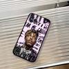 Custodia per Telefono Rapper Americano Juice W-Wrld Per iPhone 17, 16, 15, 14, 13, 12, 11 Plus, Pro Max, Altri Cover Morbido Nero