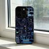 Inside Circuit B-Board Phone Case For iPhone 17,16,15,14,13,12,11 Plus,Pro Max,XS,Colorful Silver Black Cover