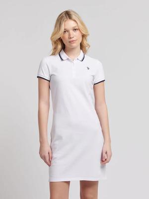 2025 European & American Polo Collar Mid-length Casual Dress - Women's Short Sleeve Loose Fit