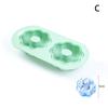 2 Cavity Heart Round Lace Grooved Baking Mousse Cake Pudding Dessert Chocolate French Pastry Silicone Molds