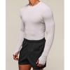 Gymshark Everywear Warp KniT Ls T shirT Tame Grey A1c1d Gc3d