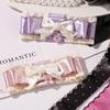 DIY Bow Satin Fabric Ribbons Gift Box Bouquet Tape Ribbons Hair Accessories Dot Lace Ribbon  Gift