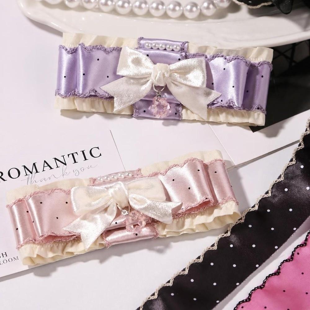 DIY Bow Satin Fabric Ribbons Gift Box Bouquet Tape Ribbons Hair Accessories Dot Lace Ribbon Gift