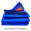 PE Rainproof Tarp Camping Tent Sunshade Cloth Portable Waterproof Awning Dust Cover Large Tarpaulin Outdoor Sunshade Sail Tarp