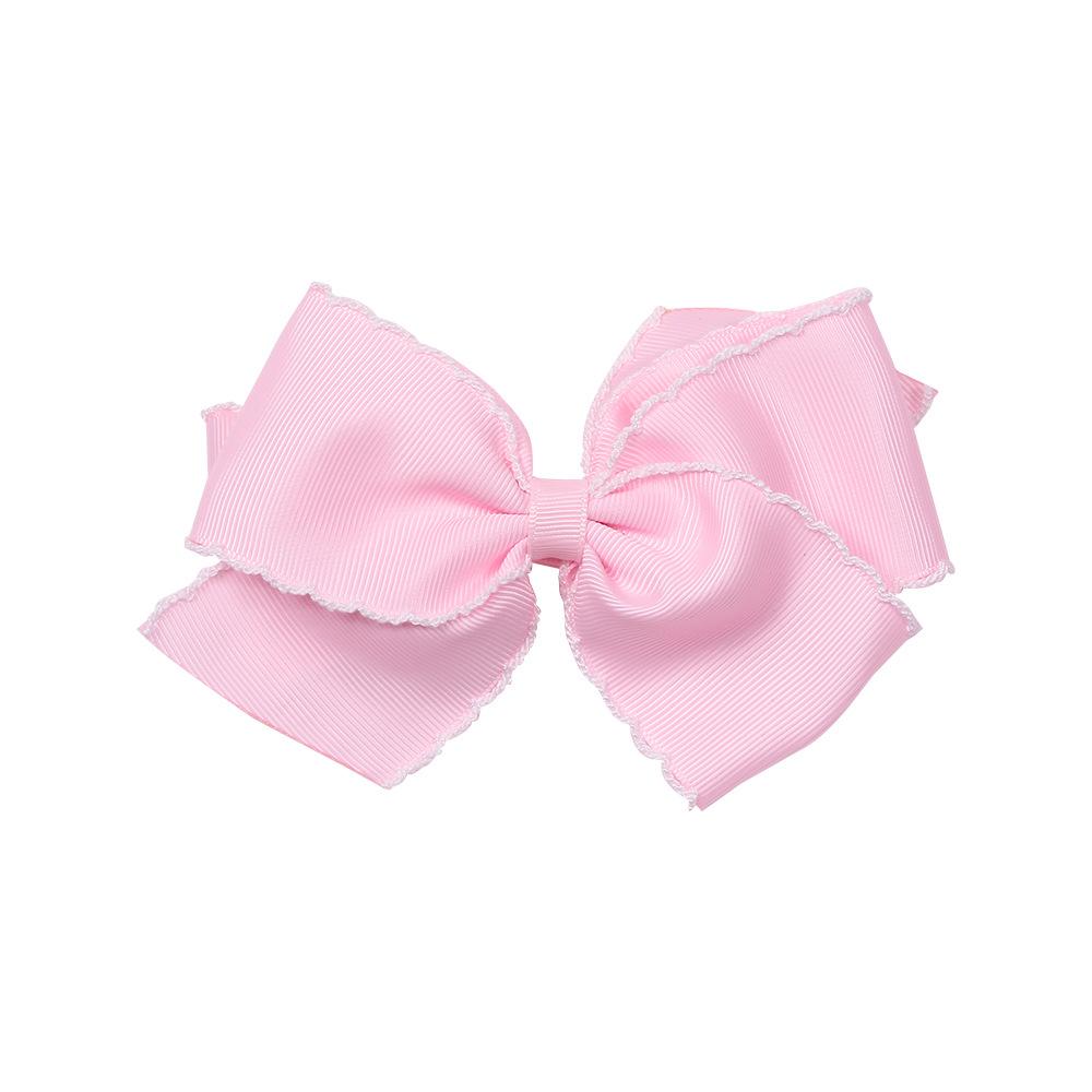 

Children s Three-dimensional Bow Hairpin Headwear Girls Kids Hair Accessories Bangs Clip Fabric Edge Clip Headdress
