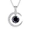 Sterling Silver Moissanite Necklace for Women High-end Design Pendant Niche Smart Clavicle Chain Female Fine Jewelry