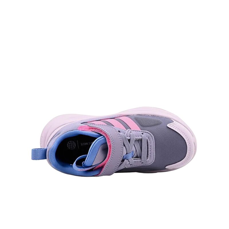Adidas Neo Ozelle Lightweight Non-Slip Wear-Resistant Low-Top Running Shoes Kids Sneakers Purple Pink HQ3834
