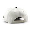 New Era 9FORTY Chicago Bulls NBA 1966 Eröffnungssaison Grau UV Snapback Kappe in EU mit farbigem Schirm und Seiten 940AF A-Frame Creme, Exklusiv, Aufnäher.