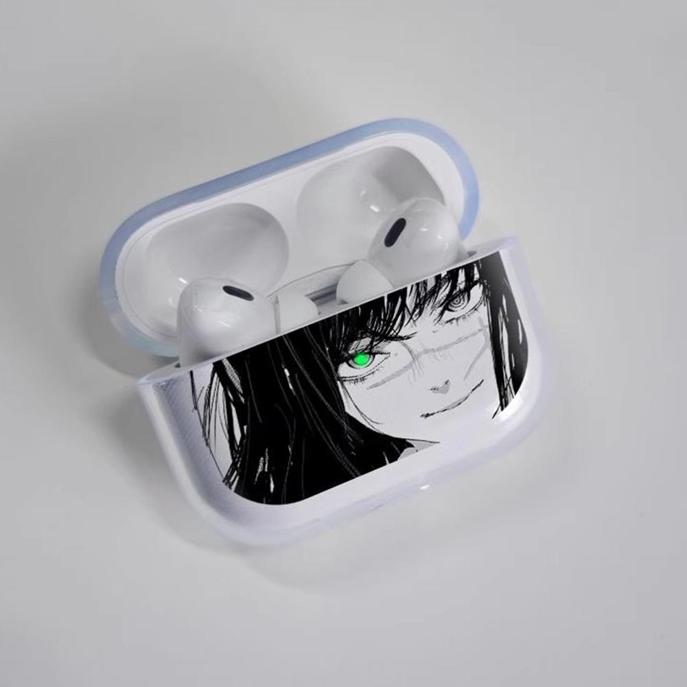 Anime Anime Genç Çocuklar İçin Airpods Pro 2/3/4 Şeffaf Kulaklık Kılıfı Kablosuz Bluetooth Kulaklık Koruyucu Kılıf Kaymaz