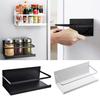 Refrigerator Storage Magnetic Storage Rack Spices Organization Side Wall Fridge Organizer Shelf Hanging Shelf Kitchen & Bathroom