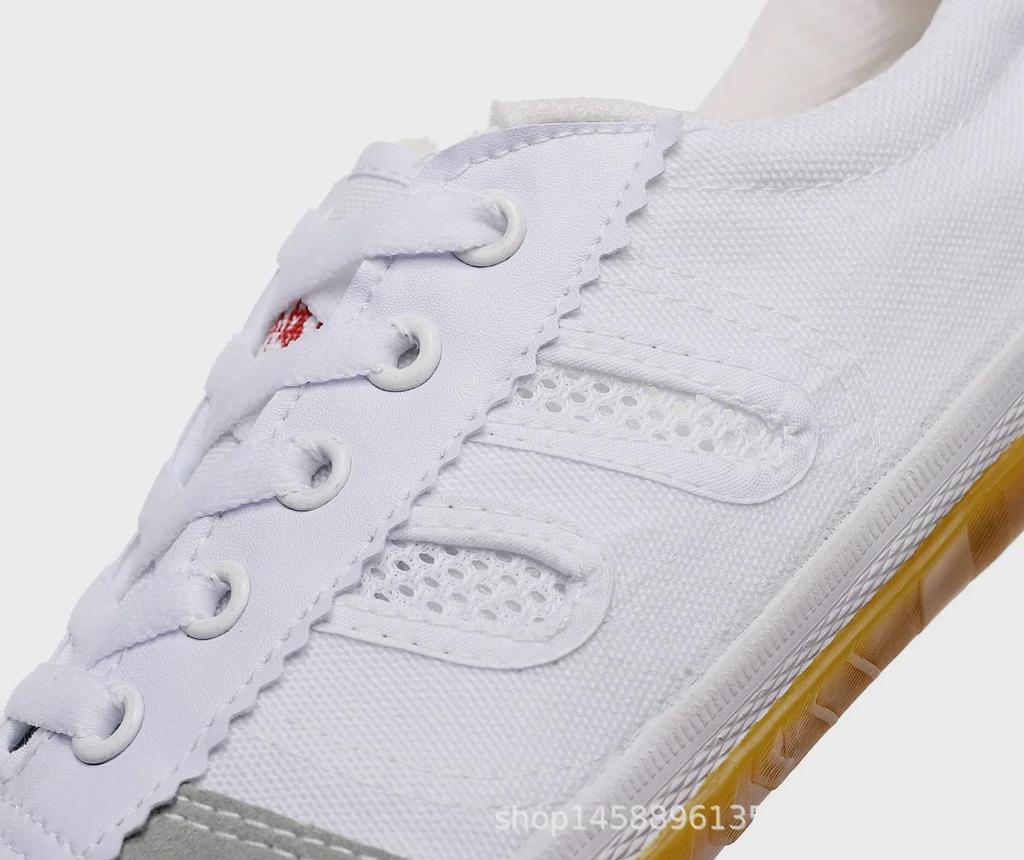 Breathable Unisex Volleyball & Training Sneakers - Non-Slip Canvas Mesh, Cow Tendon Sole, Ideal for Spring/Autumn