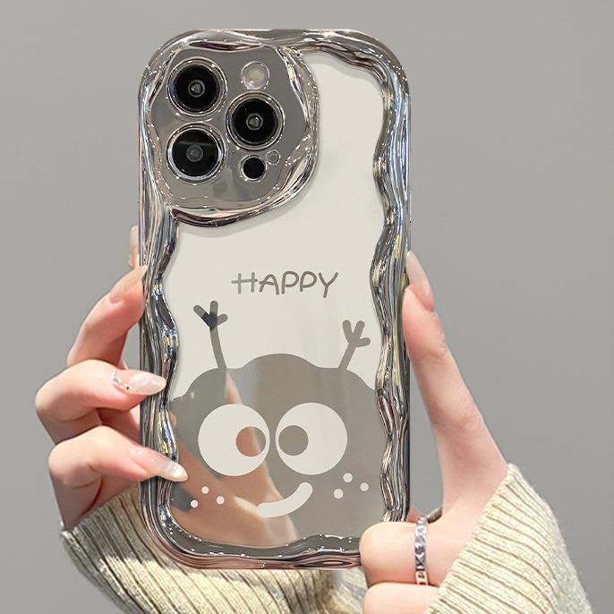 

Забавная цепочка из угольных шариков, подходящая для мобильного телефона Apple 15promax, чехол для iPhone14, гальванизированный серебряный 13/12, силикон Xs iPhone 6s Plus