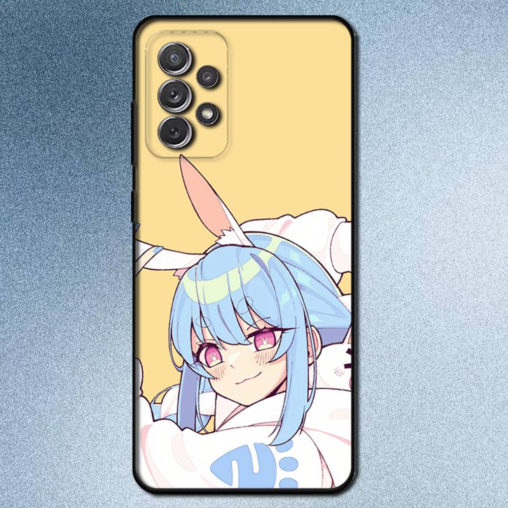 U-Usada Pekora H-Hololive Phone Case For Samsung S 9,10,21,30,22,23,24,25,Ultra,Plus,Lite,FE,4,5G Black Soft Precise