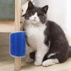 Katzen Eckbürste Kamm, Katzenmassage Fellpflege, Katzen bogenförmiges Kunststoff Selbst reinigendes Kratzbrett Produkt