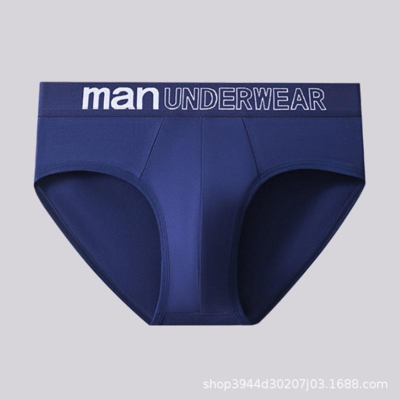 Men's Triangle Underwear Antibacterial Cotton Men's Mid Waist Underwear