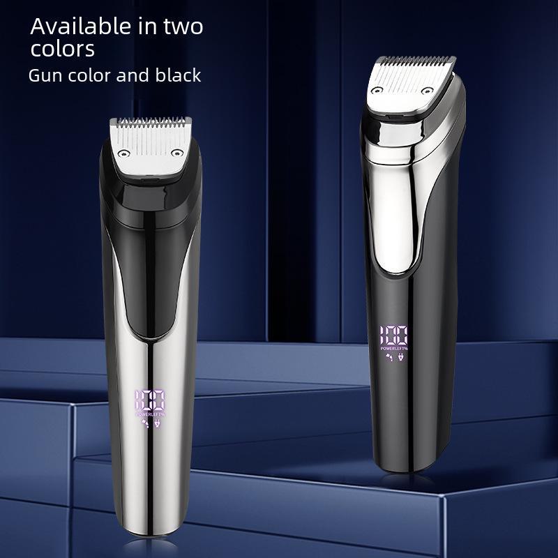Men's 5-in-1 Grooming Set: Electric Hair Clippers, Trimmer for Nose, Beard, and Sideburns