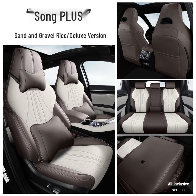 Neues BYD Song Pro Autositzkissen-Set - Premium-Leder, Originaldesign