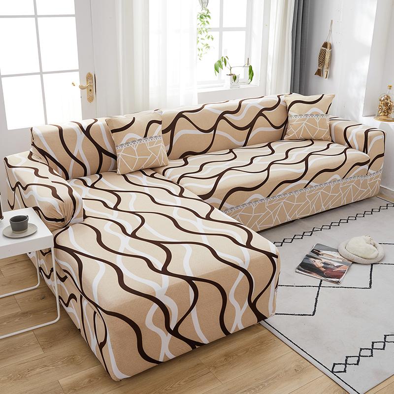 Elastic Sofa Cover High Quality Adjustable Sofas Chaise Covers Lounge Sectional Couch Corner Sofa Slipcover