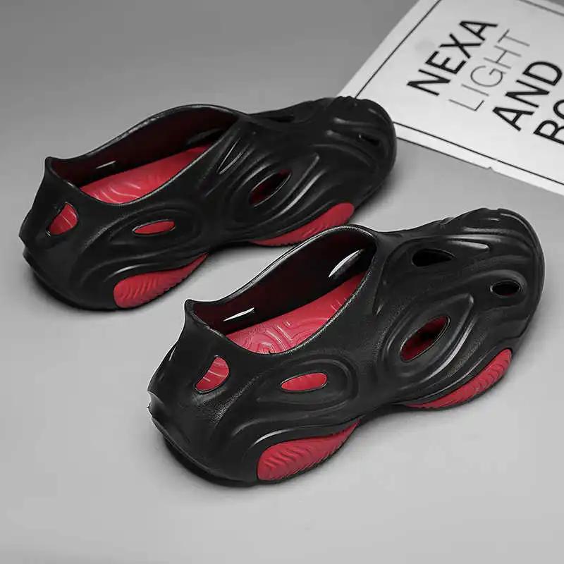 Fashion In The Forest Rubber Sole Resort Sandals Slippers Men's Shoes Large Sizes 50 Flip Flops For Shower Sneakers Sport Raning