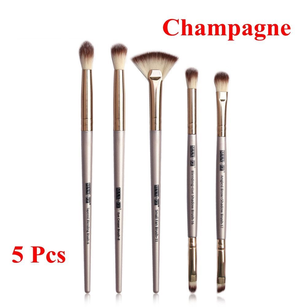5 Pcs Hot Makeup Women Beauty Blusher Tool Eyeliner Brush Eye Blending Brushes Eyeshadow Contour