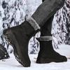 39-47 Herren Plüsch High-Top Outdoor Schuhe Übergröße Wanderschuhe Plüsch Warm Russische Winterstiefel Winterstiefel für Herren