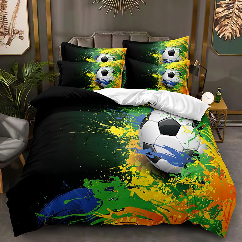 Fashion Technology Printing, 3D Digital Printing, Bedding, Duvet Covers, Pillowcases, Three-piece Sets