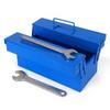 Metal Metal Toolbox Large Repair Chest Iron Construction Tool Box  Auto Plumber