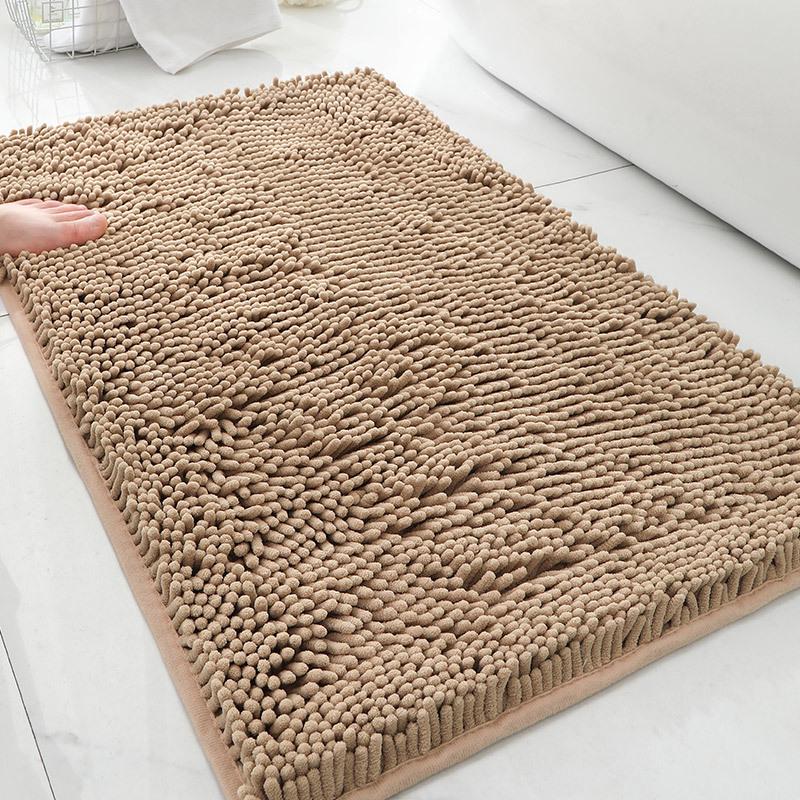 Chenille Water-Absorbent Anti-Slip Bathroom Entrance Mat