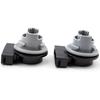 Matirron 2pcs Gray ABS Clip On DC Car Turn Signal Socket OEM# 68060366AA