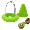 Fruchtschäler Müheloses Kiwi-Fruchtschalenentferner-Werkzeug mit Edelstahlklinge Ergonomischer Griff Multifunktionales Küchengerät