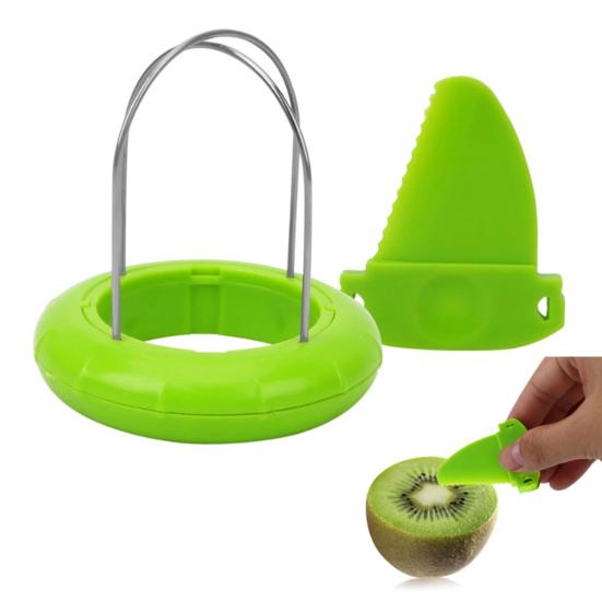 Fruchtschäler Müheloses Kiwi-Fruchtschalenentferner-Werkzeug mit Edelstahlklinge Ergonomischer Griff Multifunktionales Küchengerät