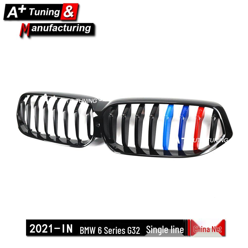 BMW 6 Series G32 2021-IN Tri-Color Single Line Front Grille