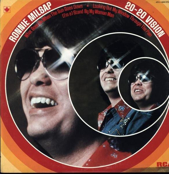 LP Record RONNIE MILSAP 2020 Vision APL11666 RCA Victor 1976 Canada CountryFolk Used