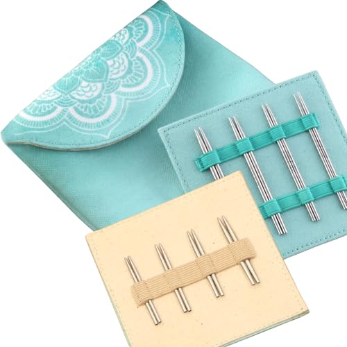 

KnitPro Mindful PETITE MINI Interchangeable Circular Needle Set, 5cm & 7.5cm, 8 Pairs, KnitPro Mindful 36340, High-Quality Knitting Needle Set